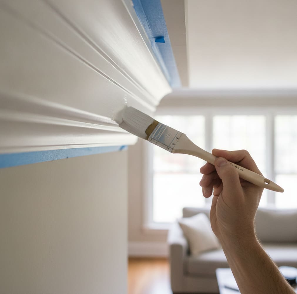 Bedroom repainting and electrical socket upgrade